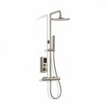 Colonna doccia in acciaio inox con doccetta regolabile 15 x 15 x 80cm